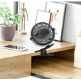 thumbnail image 5 of Mainstays  Rechargeable Clip Fan in Black, 5 of 5