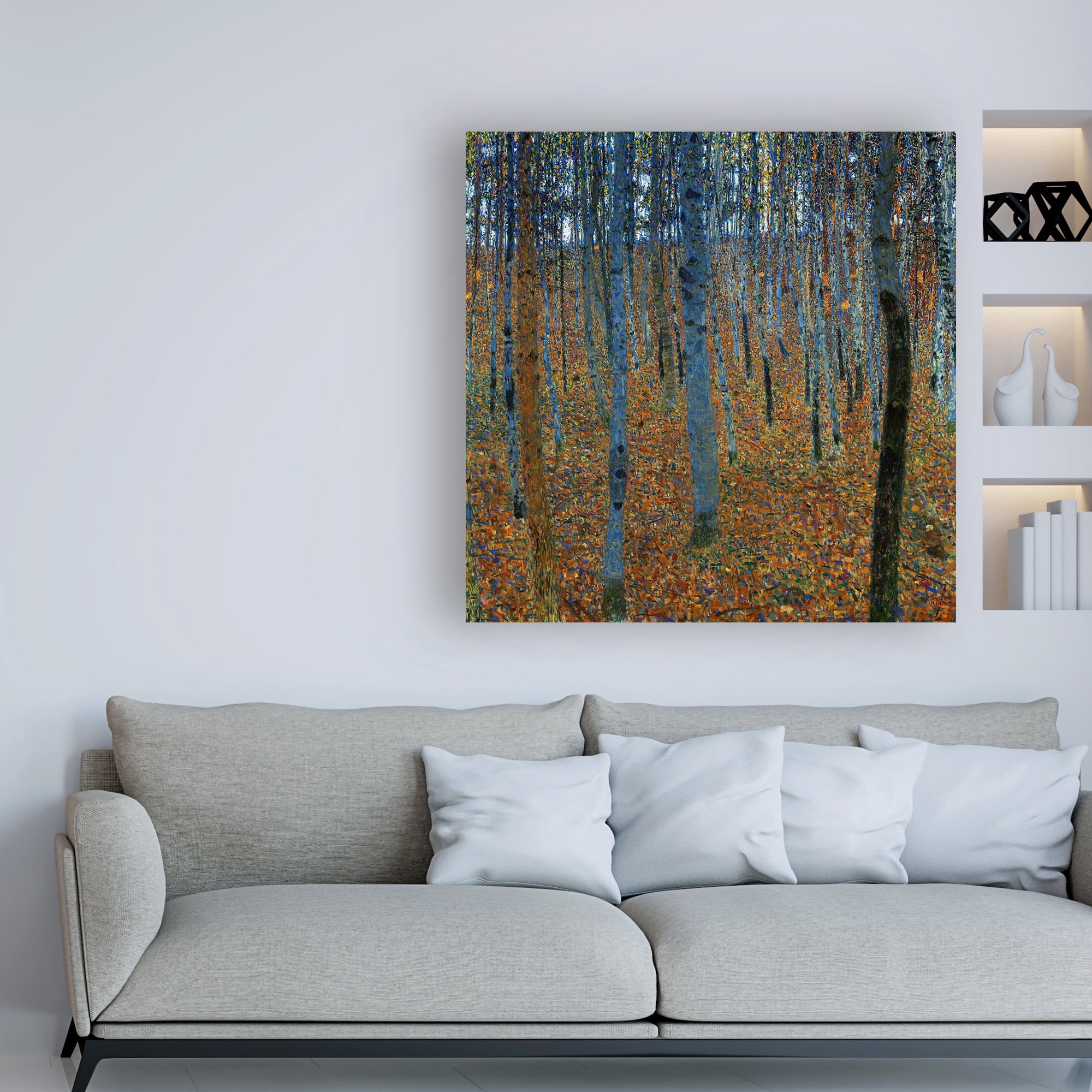 Trademark Fine Art 'Beech Grove I' Canvas Art by Gustav Klim