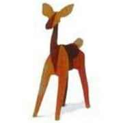 Universal Home & Garden Fantasy Fountain - Pre-Rusted Steel Sculptures - Medium Size Alert Doe