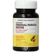 American Health Papaya Enzyme Original Chewable 100 Tablet