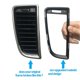 thumbnail image 2 of Car Central Left Air Conditioning A/C Vent Grille Outer Frame Panel 970552141C for 2010-2016, 2 of 5