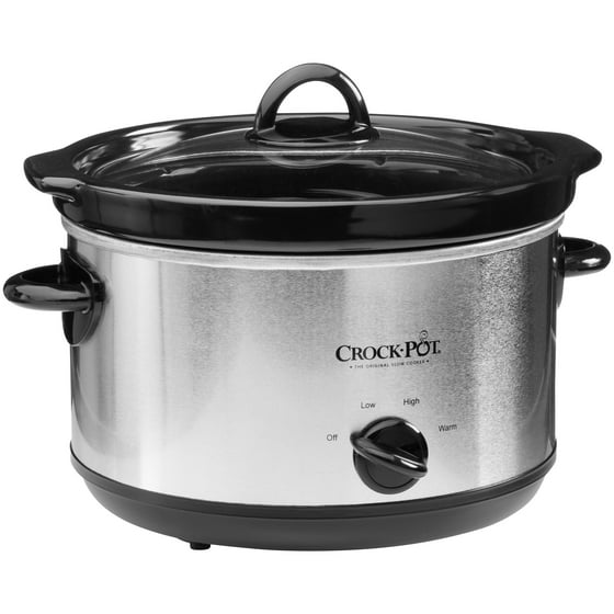 CrockPot The Original Slow Cooker 5 quart Stainless Steel SCR500SP