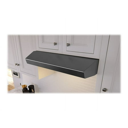 Zephyr - Breeze II 30 in. 400 CFM Under Cabinet Range Hood with LED Light - Black stainless steel