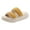 Yellow, variant on Womens Orthopedic Sandals Casual Chunky Platform Slip on Shoes Comfortable Slippers