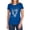 Royal, variant on Lord of The Rings Big Sauron Head Women's T Shirt, Royal, Large