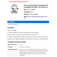 thumbnail image 2 of Front and Rear Brake Pad and Rotor Kit - Compatible with 2008 - 2015 Scion xB 2009 2010 2011 2012 2013 2014, 2 of 2