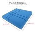 thumbnail image 4 of 12Pcs Fiber Acoustic Panels High Density Acoustic Treatment Foam Cross-Line Sound Absorbing Board Soundproof Foam Sound Insulation Board for Acoustic Treatment Wall Decoration 30*30*5CM Blue, 4 of 7