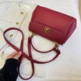 thumbnail image 3 of Bolso Bolsas Mando Superior Cruzado Pequeño Cuero Retro para Mujeres Compras Viajes, 3 of 9