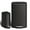 Black, variant on CazToi Stainless Steel Trash Can Combo Set 50+10 L Step-On Kitchen & Bathroom Cans