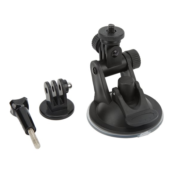 Soporte De Succión Para Automóvil, Soporte Para Cámara Deportiva, Interfaz De Tornillo Negro De 1/4 Pulg., Estable De Alta Resistencia Para Barcos