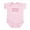 Petal Pink, variant on CafePress - 100% Olivia Infant Bodysuit - Baby Light Bodysuit, Size Newborn - 24 Months