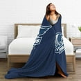 thumbnail image 5 of Messiah A University Logo Fleece Blanket, Very Soft Microfiber Flannel Blanket for Couch Warm and Cozy for All Seasons, 5 of 6