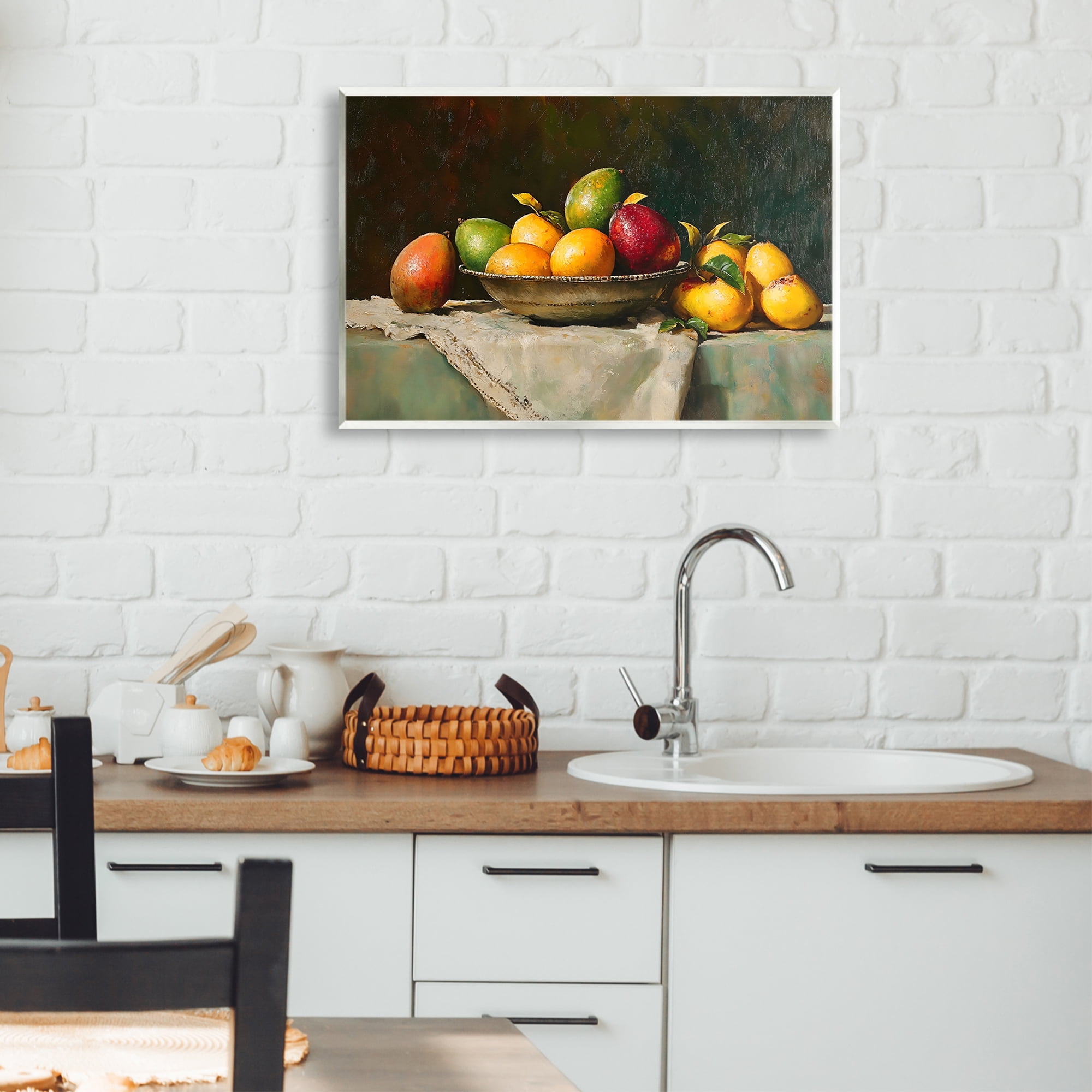 Stupell Industries Fancy Table Fruit Arrangement Wall Plaque Art, design by Creative Studio