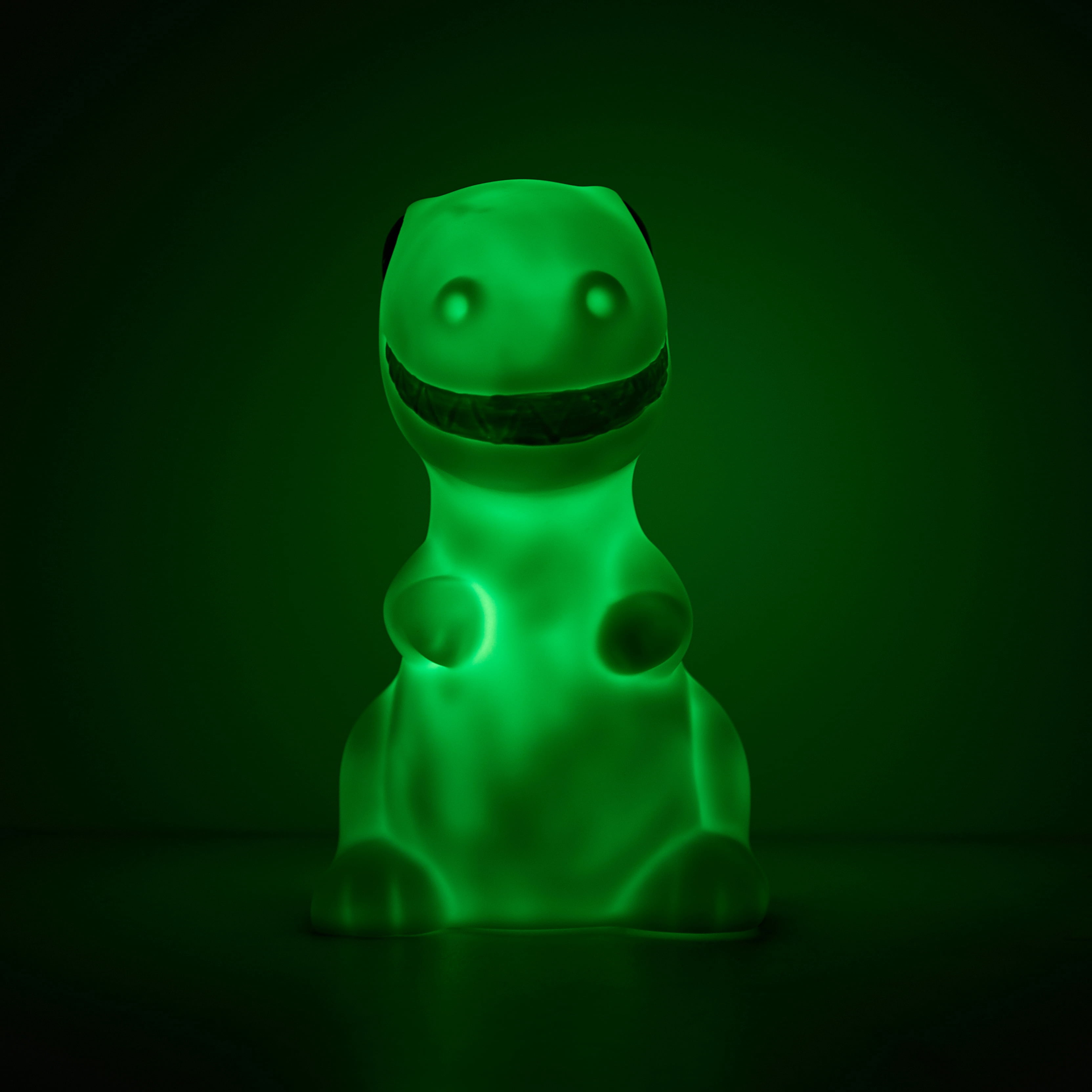 Your Zone Kids Dinosaur 3D LED Color Changing Mood Lamp, Green, 7.2"H