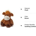 thumbnail image 2 of Highland Horned Cow - Warmies Cozy Plush Heatable Lavender Scented Stuffed Animal, 2 of 6