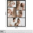 thumbnail image 4 of Personalised Gifts Personalised Blanket, Custom Photo Blanket, Customised Photo Blanket for Adults Kids, Gifts for Mum, Dad, Boyfriend, Girlfriend Fathers/Mothers Day 70" x 80", 4 of 5