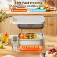 thumbnail image 3 of Cordless Electric Lunch Box for Adults, 14000 mA Rechargeable Self Heating Lunch Box, 1L Protable Food Lunch Warmer for Office Work, Car, Travel, Picnic & Outdoor, 3 of 9