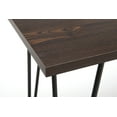 thumbnail image 2 of OFM Essentials Collection 44" Home Retro Desk, Writing Desk with Hairpin Legs, in Gray/Wenge (ESS-1054-GRY-WEN), 2 of 15