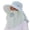 Green, variant on Wide Brim Sun Hats for Women Beach Hat Summer Sun Hat With Face for Women