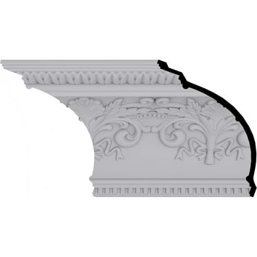 11 3/8"H x 16"P x 19 5/8"F x 94 1/2"L, (16" Repeat), Sydney Crown Moulding