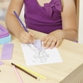 thumbnail image 6 of Melissa & Doug Princess Design Activity Kit - 9 Double-Sided Plates, 4 Colored Pencils, Rubbing Crayon, 6 of 9