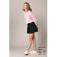 thumbnail image 4 of Made by Johnny Women's Plaid High Waist School Uniform Pleated Skater Tennis Skirt L BLACK, 4 of 5