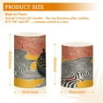 thumbnail image 6 of Yayeee Flameless Candles with Remote Flickering Battery Operated Multi Color Changing, Striped Boat, 6 of 7