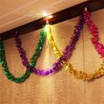 thumbnail image 1 of AMERTEER 3Pcs 2m Long Shiny Garland Tinsel Xmas Tree Ornament Wedding Party Decorations Red One Size, 1 of 13