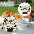 thumbnail image 2 of ZUXONGSY Halloween Ghost Breakfast Teapot Cover Tea Cosy for Teapot with Elastic Band Drawstring Kitchen Tea Pots Dust Lid Not Easy to Pilling Happy Halloween Decor, 2 of 6