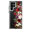 thumbnail image 1 of MUNDAZE Samsung Galaxy S22 Ultra Shockproof Clear Hybrid Protective Phone Case Red Summer Watercolor Floral Bouquets Ruby Flowers Cover, 1 of 5