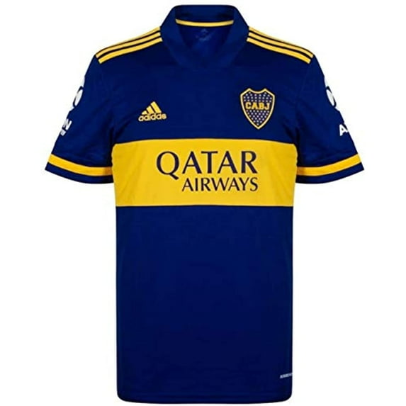 adidas 2020-21 Boca Juniors Home Jersey - Blue-Bold Gold S