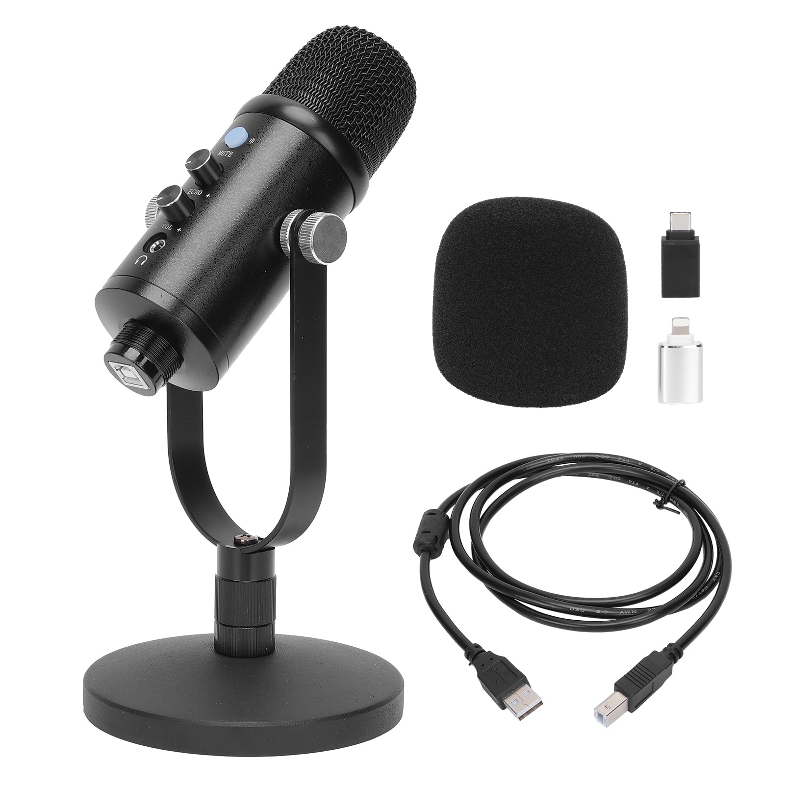 Compatible with PC iPhone Android & Windows Smartphones Professional Lavalier Microphone 4.9ft Lapel Microphone 3.5mm Jack for Recording YouTube/Tiktok/Video Conference/Podcast/Voice Dictation 