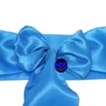 thumbnail image 7 of MDS Pack of 10 satin Chair Sashes Bow for Wedding and Events Supplies Party -Blue, 7 of 7