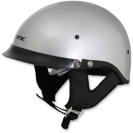 AFX FX-200 Solid Half Helmet Silver