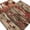 Brown, variant on Red Brown Wooden Grain Area Rugs 6'x9', Washable Small Throw Rugs for Kitchen Dining room, Farmhouse Vintage Country Textured Indoor Outdoor Rug Non-Slip Low Pile Carpet Runner Reversible Floor Mats