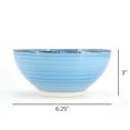 thumbnail image 5 of Elama Blue Ridge 6.25 Inch 6 Piece Round Stoneware Assorted Bowl Set, 5 of 8