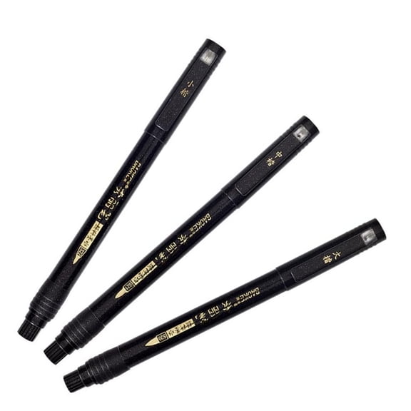 TAPDRA Part Nibs Calligraphy Pen Brush Lettering Pens Set flexible Refill Brush Markers Set for Signature Drawing Hand Lettering