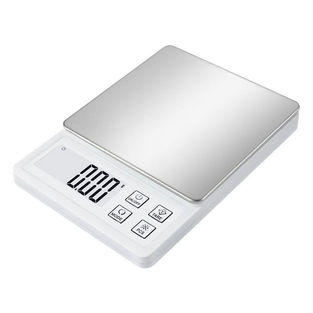 Báscu de Cocina Digital Báscu de Pequeña Báscu de Oro Portátil para Joyería Digital, con Pta Pesaje de Acero Inoxidable, Re 600g 001g USB Baoblaze Mini escala de joyería