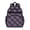 Purple and Black-1, variant on Purple and Black Checkered Pattern Backpack for School, Cute School Bag with Adjustable Shoulder Straps and Padded Back, 15.25"x11.5"x5.25"
