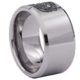 thumbnail image 3 of Celtic Triquetra Tungsten Carbide Ring, 3 of 9
