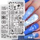 thumbnail image 1 of Nail Stamping Plates Christmas Pattern Nail Art Plate Stamp Templates Flower Butterfly Printing Stencil Tools Stainless Steel zhangyuxiang LED, 1 of 2