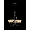 thumbnail image 6 of Quorum Lighting Spencer 5-Light Chandelier, Classic Nickel, 24.5W, 25H, 6 of 7
