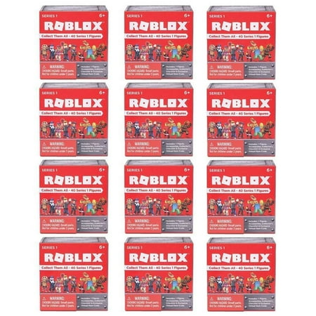 Roblox Blind Mystery Box 12pk Series 1 Action Figures Case Collectible Virtual Jazwares - 