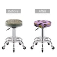 thumbnail image 5 of Fotbe Cute Halloween Stool Covers Round,Waterproof Round Bar Stool Covers Bar Chair Covers Washable Stool Cushion Slipcover for 12-14 Inch Chair-14 inch, 5 of 7