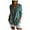 Dark Green, variant on GEWSEY 3/4 Sleeve Button Down Shirts for Women Dressy Casual V Neck Solid Shirts Loose Fit Spring Tops for Women Khaki, S