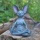 thumbnail image 1 of Adornos de gato para meditación con postura sentada, decoración creativa para el hogar y el jardín, artesanías de resina, 1 of 6