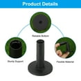 thumbnail image 3 of Uxcell Rubber Golf Tee, 4 Pcs Mix Size Golf Practice Tees Training Driving Range Tee, Black, 3 of 6
