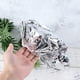 thumbnail image 4 of 6 unids desechables peluquería casquillo de papel de aluminio impermeable elástico baño capuchas gorro de ducha de plata, 4 of 5