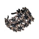 thumbnail image 2 of Diadema con brillantes, aro para el pelo con joyas, accesorio para la cabeza, diadema ancha, diadema con flores brillantes para reuniones de amigos,, 2 of 10