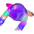 thumbnail image 6 of EIMELI LED Glowing Plush Moving Rabbit Hat Funny Glowing and Ear Moving Bunny Hat ，CChristmas Party Holiday Hatap for Women Girls, 6 of 9